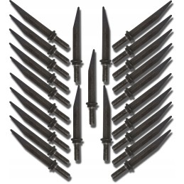 25x tiesūs akėčių noragai 14x150, M12 sriegis