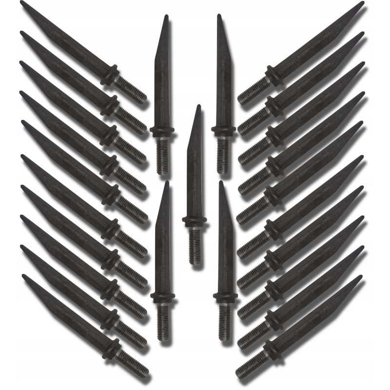 25x tiesūs akėčių noragai 14x150, M12 sriegis