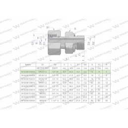 Hidraulinė jungtis ab evge m12x1 5 06l x 1 8