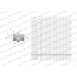 Hidraulinė jungtis bb xge m36x2 28l2 28l x 1