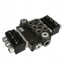 Hidraulinis skirstytuvas, 3 elektrinės sekcijos, 80l, 24v