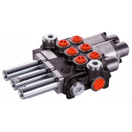 Hidraulinis skirstytuvas 40l, 3 dalys dpp kabelio