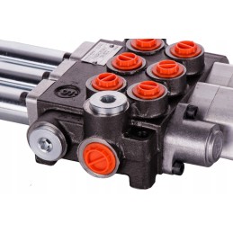 Hidraulinis skirstytuvas 40l, 3 dalys dpp kabelio