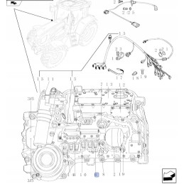 Solenoidinis vožtuvas new Holland steyr cnh 192300240001