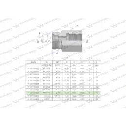 Hidraulinė diferencialo įvorė AB m26x1 5 18l sriegis