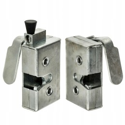 Dešiniųjų ir kairiųjų durų spyna, cinkuota, 2 vnt.komplektas