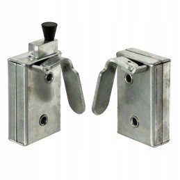 Dešiniųjų ir kairiųjų durų spyna, cinkuota, 2 vnt.komplektas