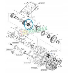 New Holland CX CR TC CSX 84071622 CN guolių rinkinys