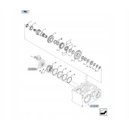 New Holland CX CR TC CSX 84071622 CN guolių rinkinys