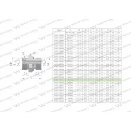 Hidraulinė jungtis bb xge m26x1 5 18l x 3 4