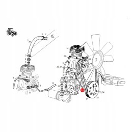 Fendt h178880010010 kompresoriaus tvirtinimo konsolė