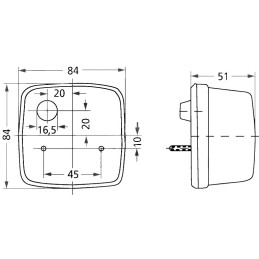 Priekinio žibinto krypties padėties korpusas deutz jd ford
