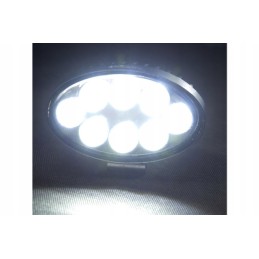 Elipsinė LED darbo lempa 8 LED x 3W eros lempos