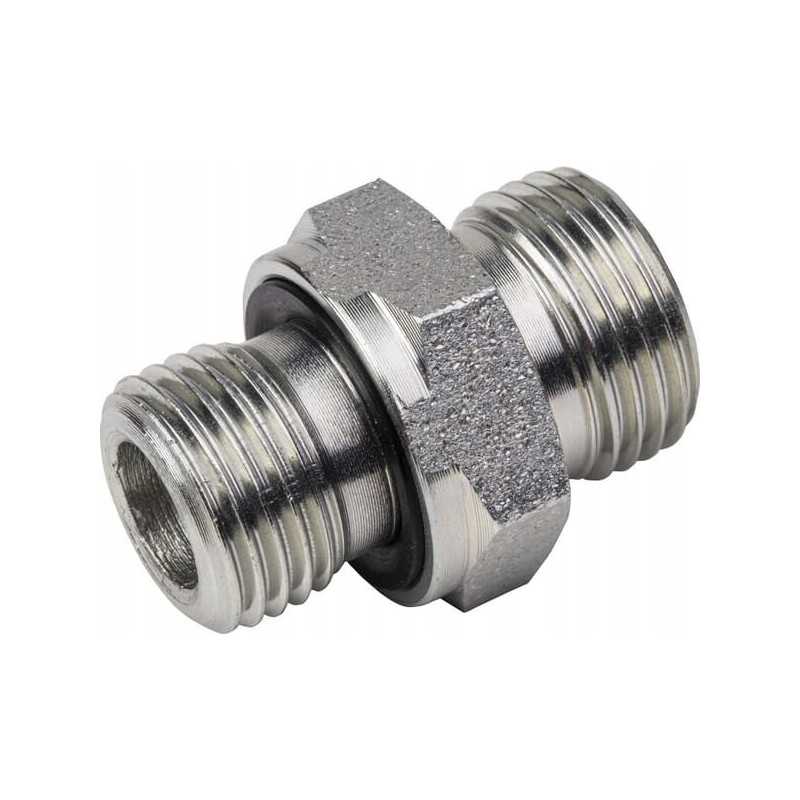 Tiesi jungtis su tarpine m16x1 5 m18x1 5 12l
