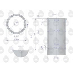 Remonto komplektas c 330 originalus ursus 50000010u