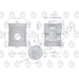 Remonto komplektas c 330 originalus ursus 50000010u