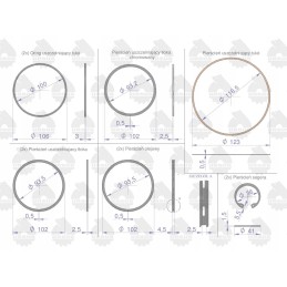 Remonto komplektas c 330 originalus ursus 50000010u