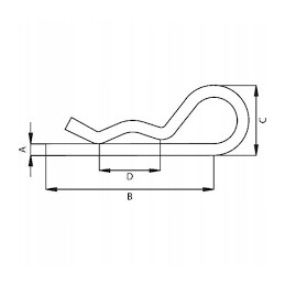 Viengubas beta kaištis 3 5 mm