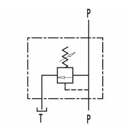 Hidraulinis perpildymo vožtuvas vmp 3 4 90l 50 250