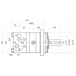 Hidraulinis variklis BMT OMT SMT 400 305 aps./min stiprus