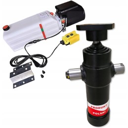 Hidraulinis cilindras, eiga 700mm, 24v 13l agregatas