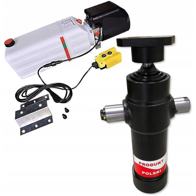 Hidraulinis cilindras, eiga 700mm, 24v 13l agregatas