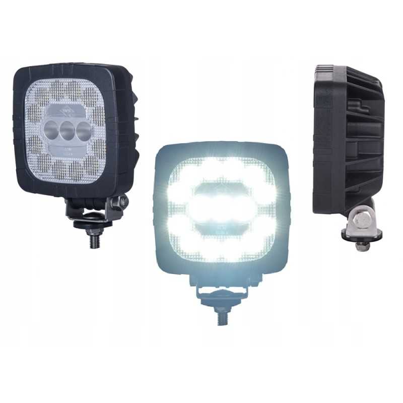 Halogeninė darbo lempa 15LED prožektorius 12 24v 1000lm