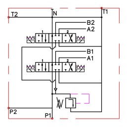 Hidraulinis skirstytuvas 2z80 a1a1 12v badestnost