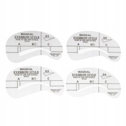 Antakių formavimo šablonai 4 skirtingų formų c1 c4