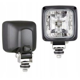 Halogeninė darbo lempa su įmontuota stiprintuvo jungtimi