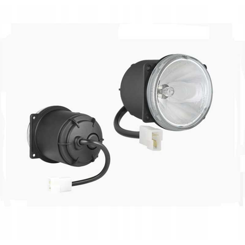 Halogeninis kelio žibintas su kabeliu ir stiprintuvo jungtimi