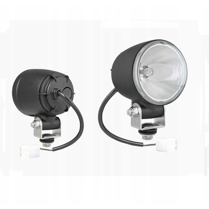 Halogeninis kelio žibintas su kabeliu ir stiprintuvo jungtimi