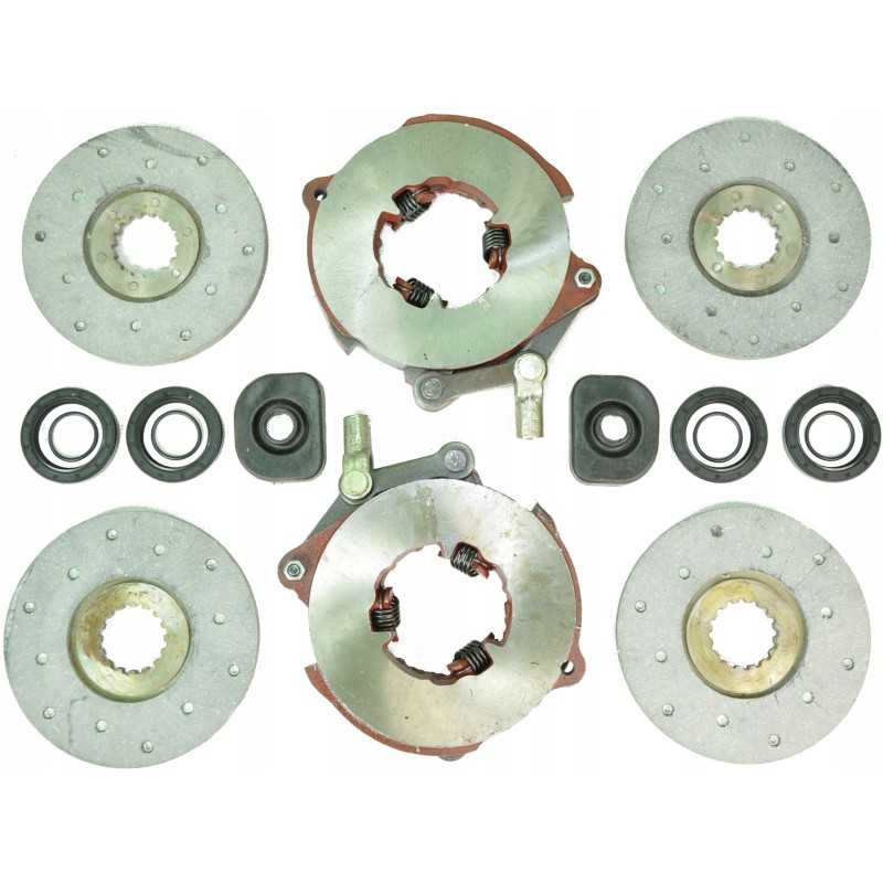 Agro mar kniedytų stabdžių diskų rinkinys mtz 80 82