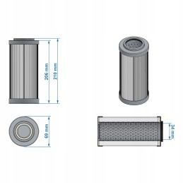 Hidraulinis filtras sh87316 hifi filtras