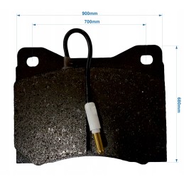 Stabdžių kaladėlės zetor forterra 935023 931950 org