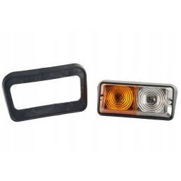 Kairysis priekinis žibintas t 25, plastikinis su tarpine