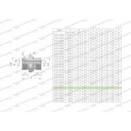 Hidraulinė jungtis bb xge m30x2 22l x 1