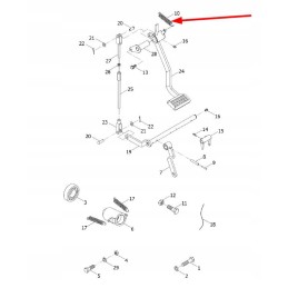 Td800 43 01 pedalo spyruoklė