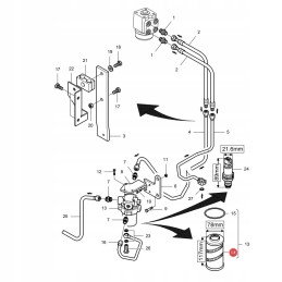 Hidraulinis filtras mf va262648 sf hy20658