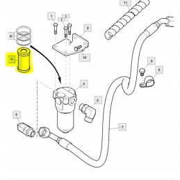 john deere hidraulinis filtras 5080g 5100gf 5090g