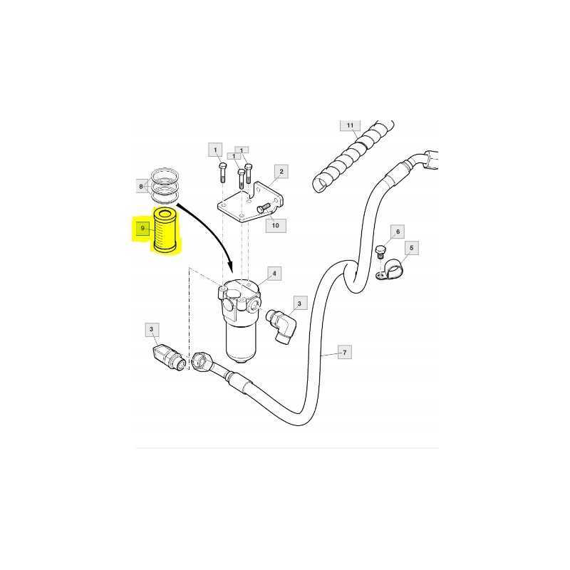 john deere hidraulinis filtras 5080g 5100gf 5090g