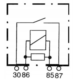 Darbinės srovės relė 4ra007793041 hella