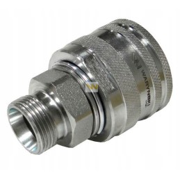 Euro push pull hidraulinė greitoji jungtis m22x1 5