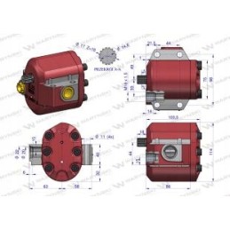 Hidraulinis pakėlimo siurblys wzm 39 lmin c 360 warynski