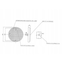 1415 000011 apvalus atšvaitas raudonas fi75 varžtas
