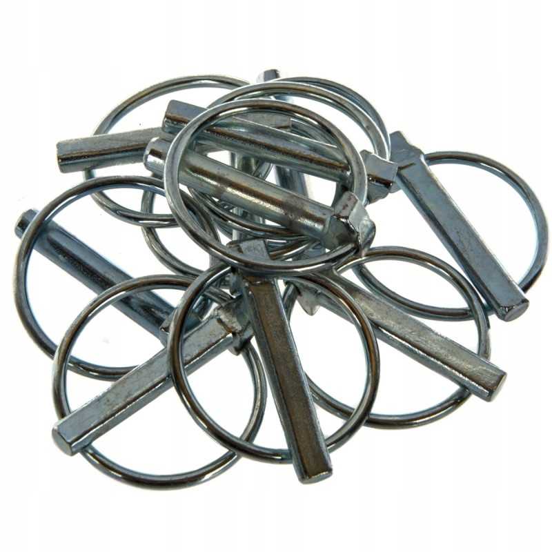 Smeigtukas, kaištis su kaiščiu, 8mm, 10 vnt