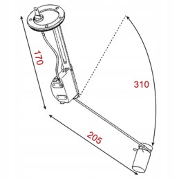 Kuro lygio jutiklis massey ferguson 1678518m1