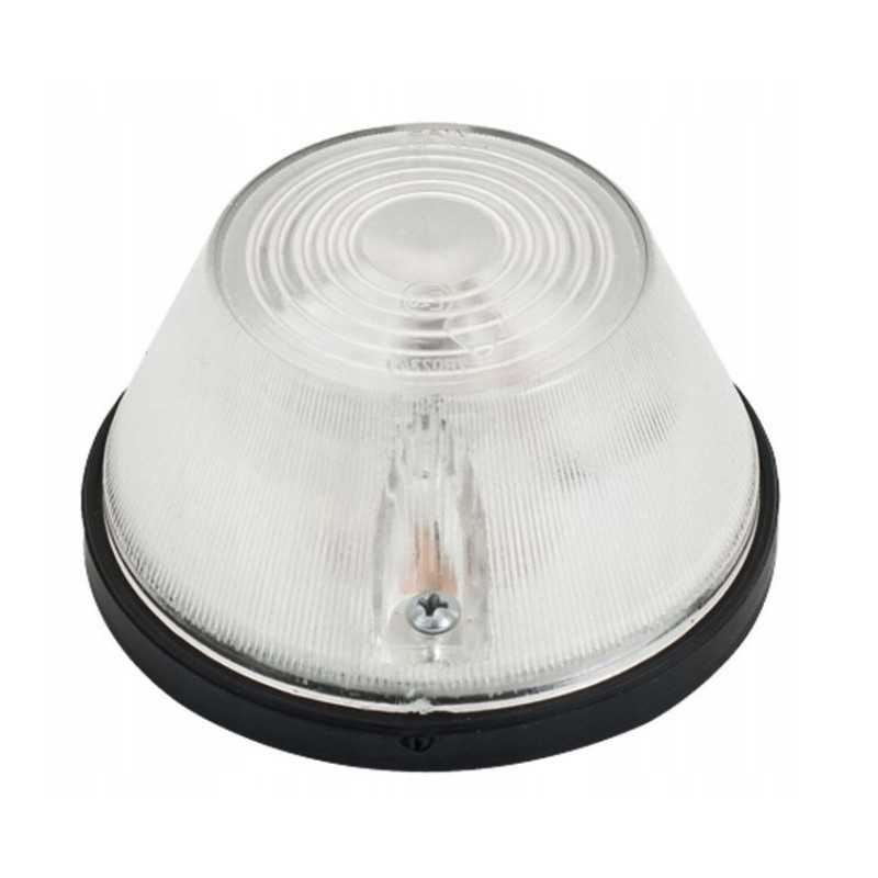 Gabaritinis žibintas žemai balta priekaba