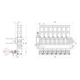Skirstytuvas 7s 40l pneumatinis vairo badestnost