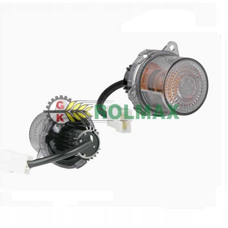 Priekinis posūkio signalas fi55, stiprintuvo jungtis su LA lempute